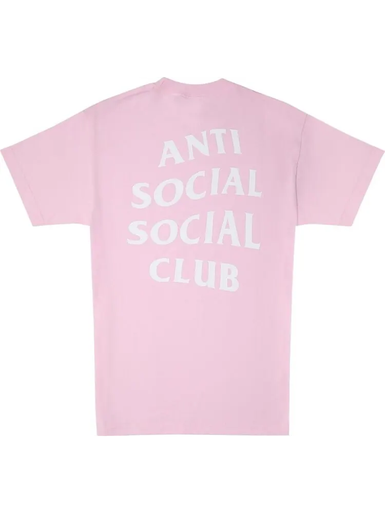 Футболка Anti Social Social Club Logo 2 T-Shirt 'Pink' — изображение 2 из 3, розовый