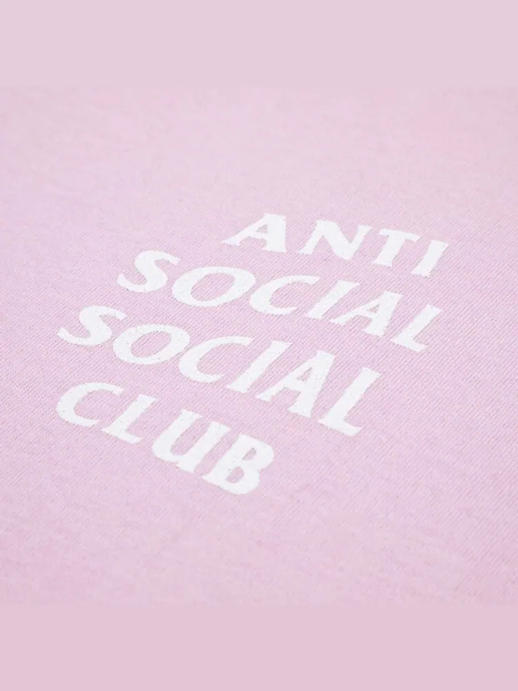 Футболка Anti Social Social Club Logo 2 T-Shirt 'Pink' — изображение 3 из 3, розовый