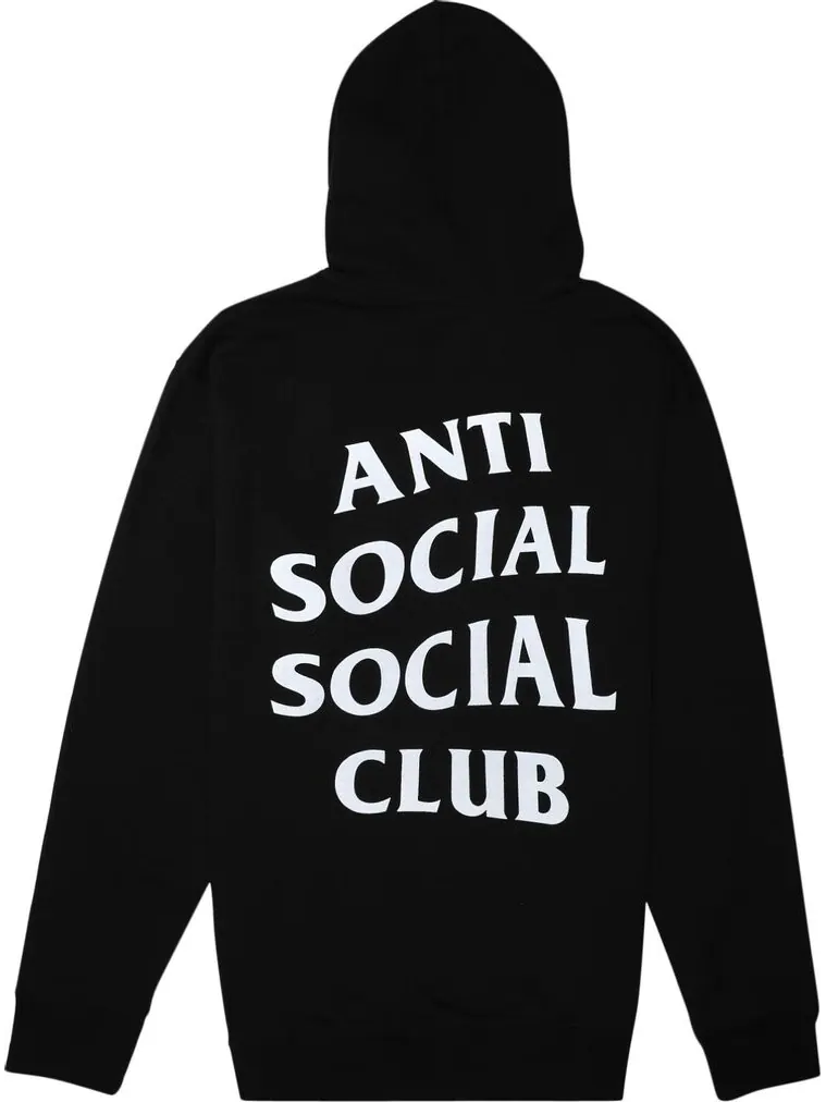 Худи Anti Social Social Club Mind Games — изображение 2 из 3, черный