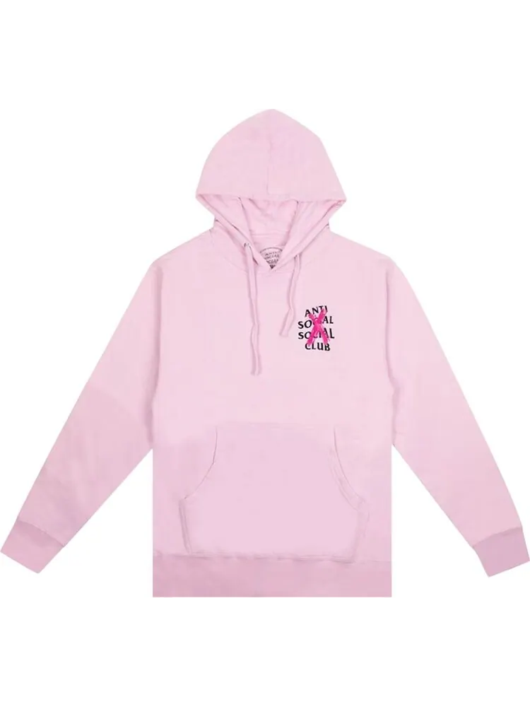 Худи Anti Social Social Club Cancelled Hoodie 'Pink' — изображение 1 из 2, розовый