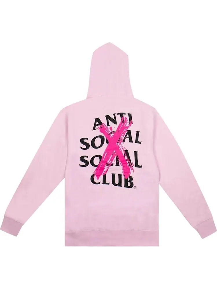 Худи Anti Social Social Club Cancelled Hoodie 'Pink' — изображение 2 из 2, розовый