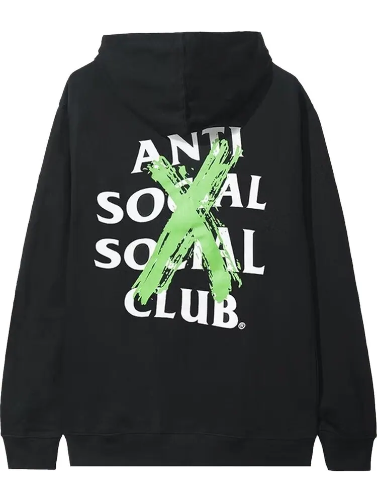 Худи Anti Social Social Club Cancelled Remix Hoodie 'Black' — изображение 2 из 2, черный