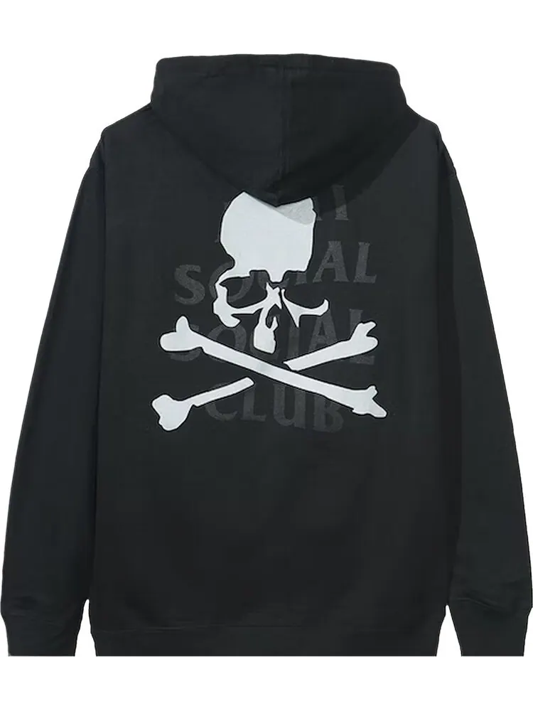 Худи Anti Social Social Club x Mastermind Get Weird Hoodie 'Black' — изображение 2 из 2, черный