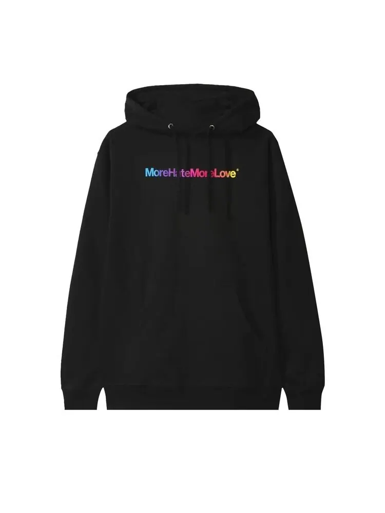 Худи Anti Social Social Club More Hate More Love Hoodie Black — изображение 1 из 2, черный