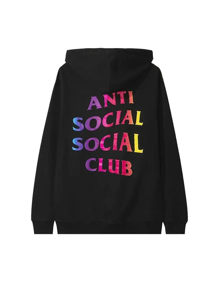 Худи Anti Social Social Club More Hate More Love Hoodie Black — изображение 2 из 2, черный