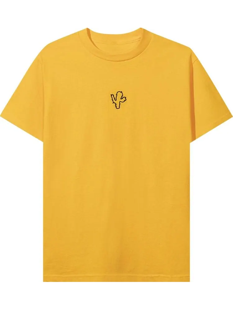 Футболка Anti Social Social Club x Cactus Plant Flea Market Club Tee 'Yellow' — изображение 1 из 2, желтый