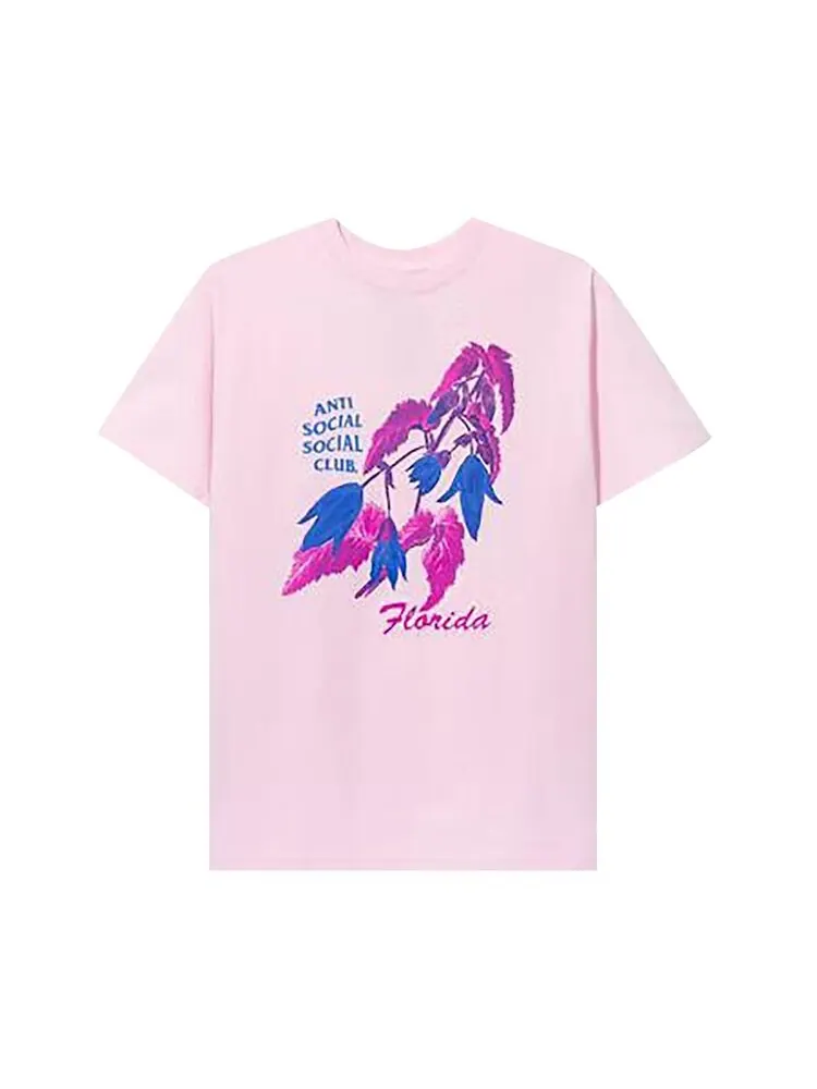 Футболка Anti Social Social Club Florida Tee Pink — изображение 1 из 1, розовый