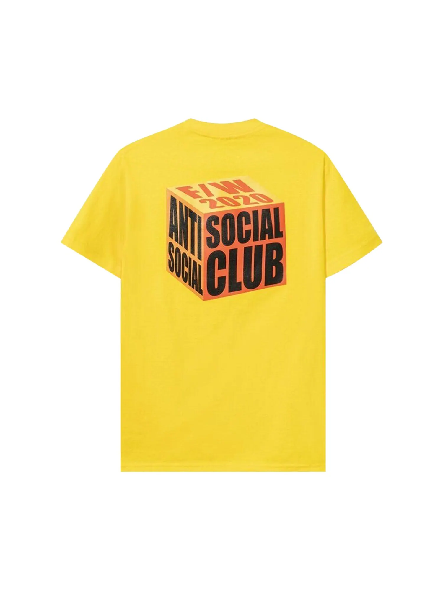 Футболка Anti Social Social Club Я бы хотел, чтобы я ошибался — изображение 2 из 2, золотистый