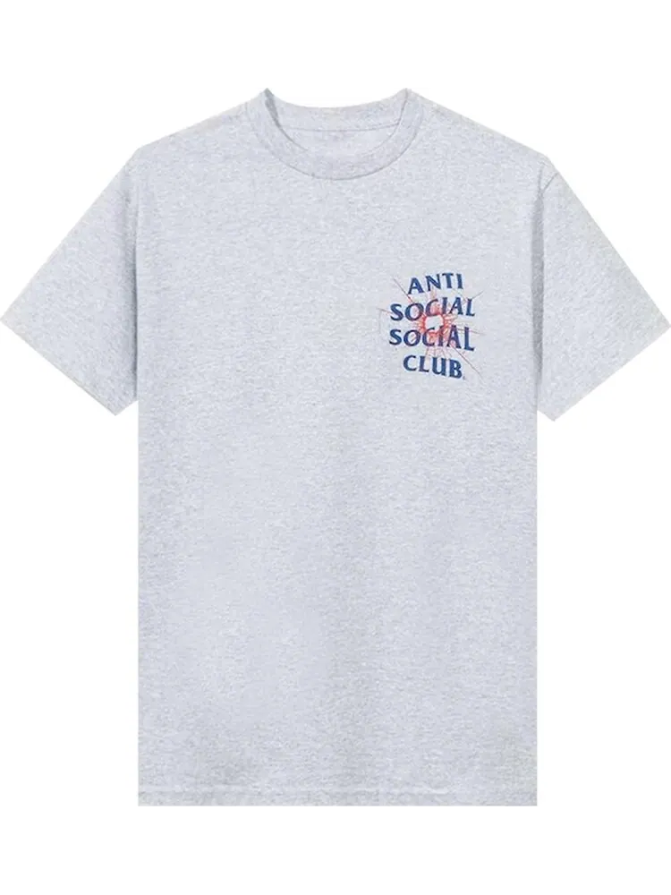 Футболка Anti Social Social Club Theories Tee 'Grey' — изображение 1 из 2, серый