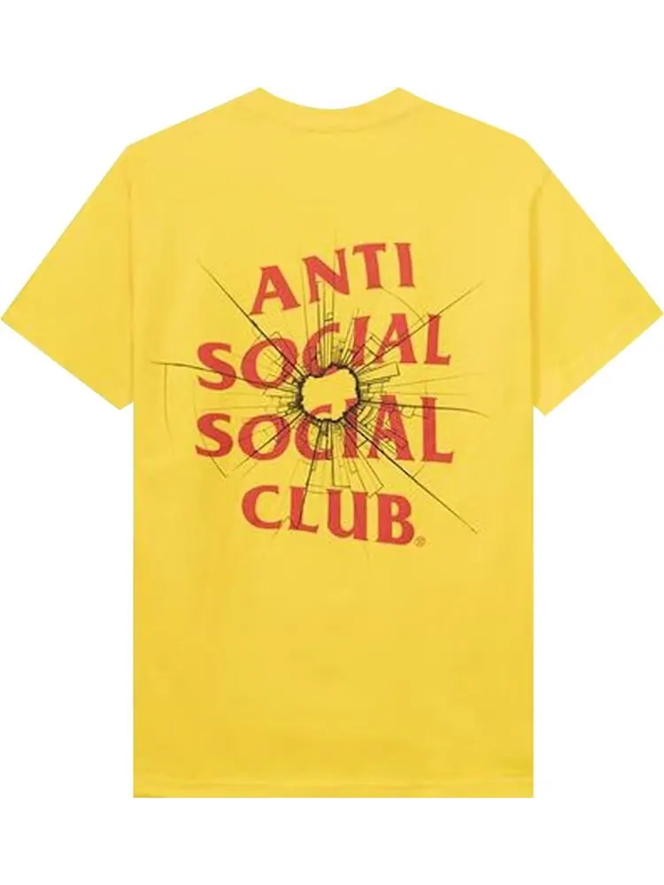 Футболка Anti Social Social Club Theories Tee 'Yellow' — изображение 2 из 2, желтый