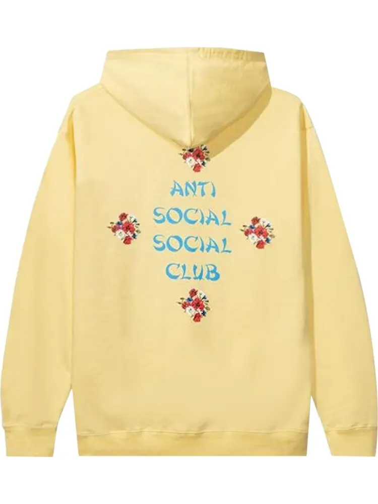 Худи Anti Social Social Club 2 Much Of Heaven Hoodie 'Yellow' — изображение 2 из 2, желтый