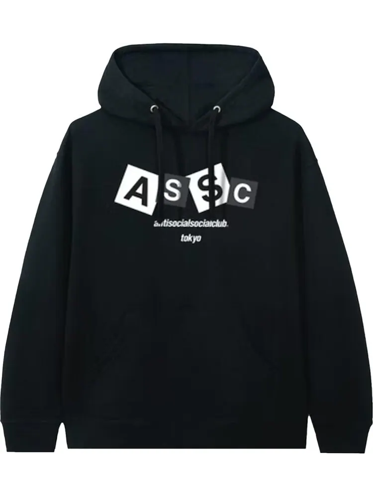 Худи Anti Social Social Club Angle Hair Hoodie 'Black' — изображение 1 из 1, черный