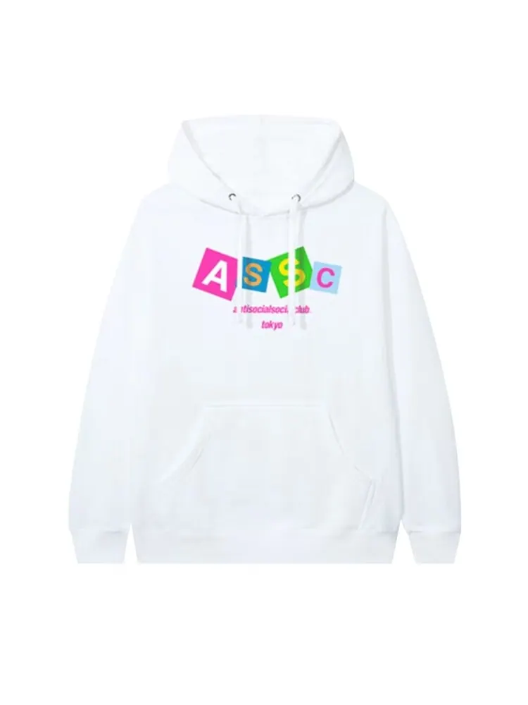 Худи Anti Social Social Club Angle Hair Hoodie 'White' — изображение 1 из 1, белый