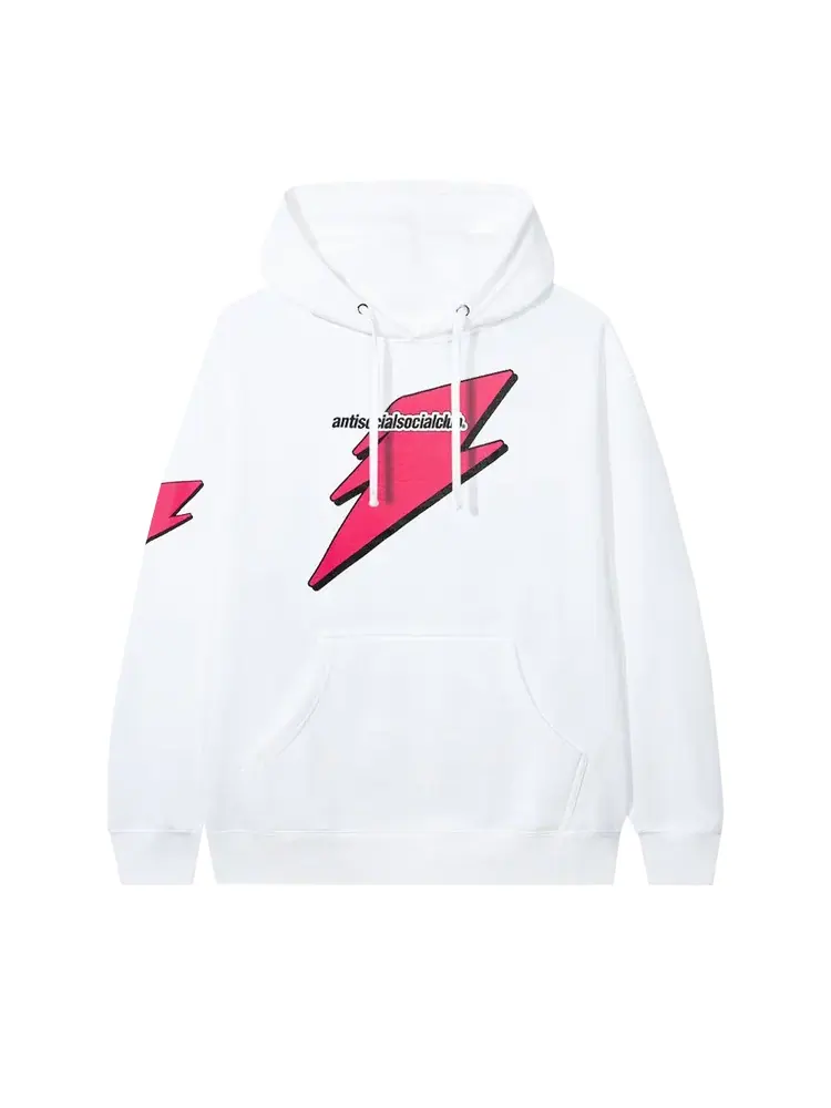 Худи Anti Social Social Club Careless Bolt 'White' — изображение 1 из 1, белый