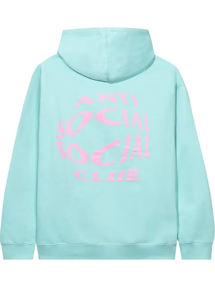 Худи Anti Social Social Club Crystal Clear Hoodie 'Mint' — изображение 2 из 2, зеленый