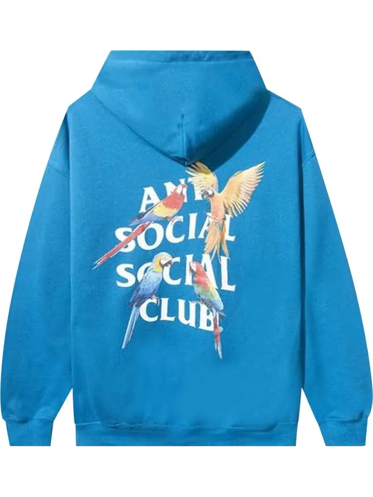 Худи Anti Social Social Club Colombia Hoodie 'Sapphire' — изображение 2 из 2, синий