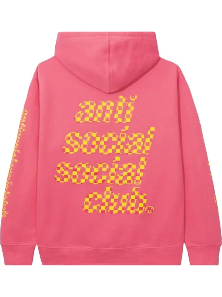 Худи Anti Social Social Club Food Court Hoodie 'Pink' — изображение 2 из 2, розовый