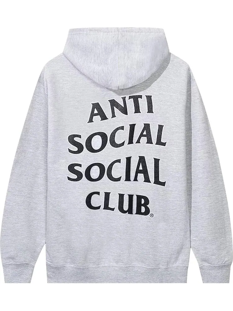 Худи Anti Social Social Club Mouthful Hoodie 'Grey' — изображение 2 из 2, серый