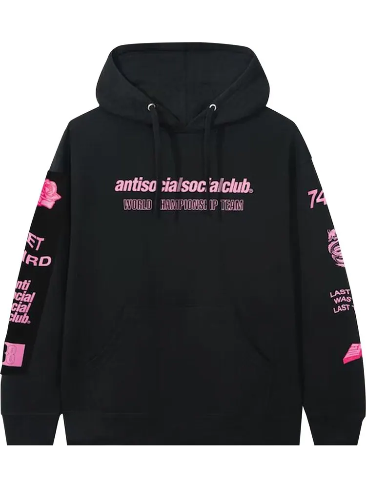 Толстовка Anti Social Social Club Mantras Hooded Sweatshirt 'Black' — изображение 1 из 2, черный