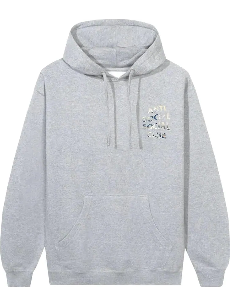 Худи Anti Social Social Club Tonkatsu Hoodie 'Heather Grey' — изображение 1 из 2, серый