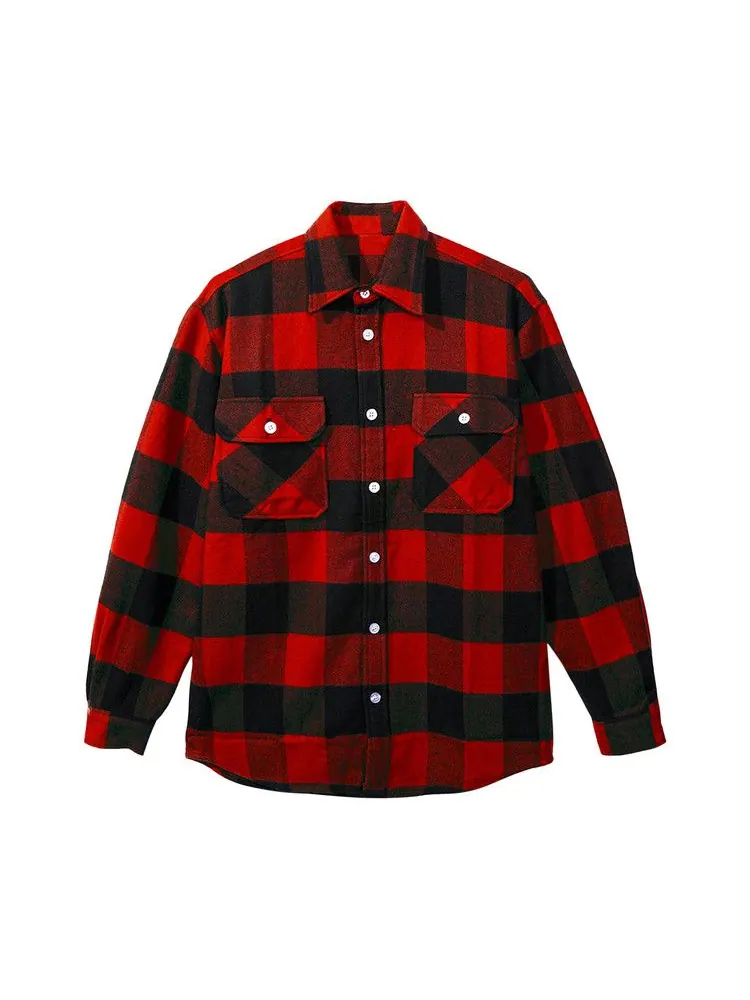 Топ Anti Social Social Club Kkoch Flannel — изображение 1 из 2, красный