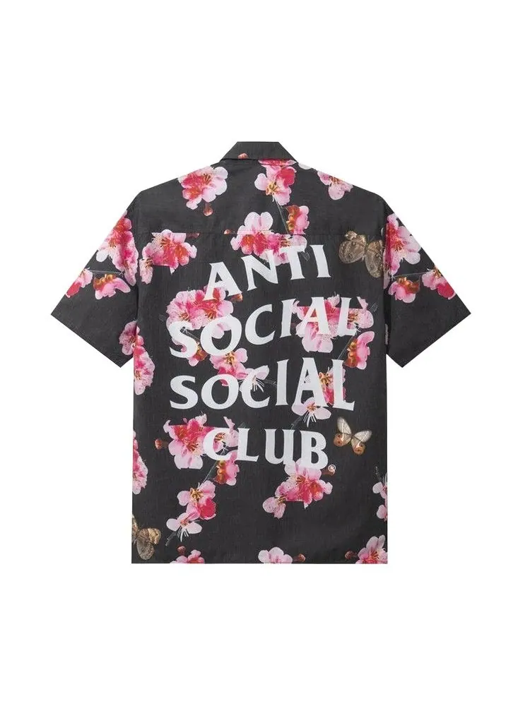 Топ Anti Social Social Club Woody Button Up — изображение 2 из 2, черный
