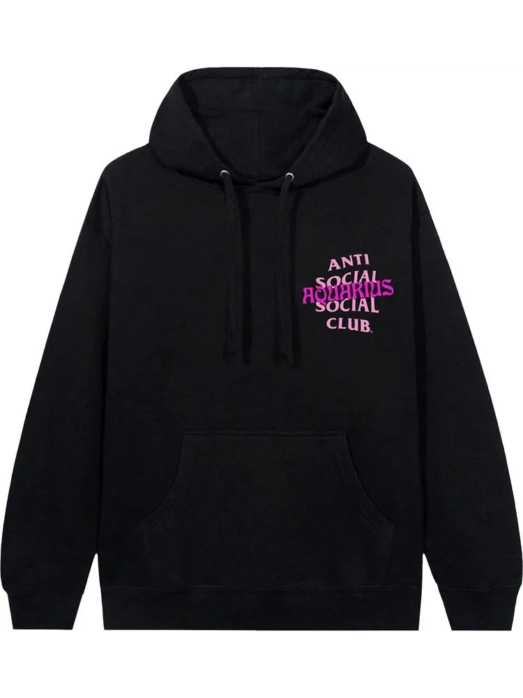 Худи Anti Social Social Club Aquarius Hoodie Black — изображение 1 из 2, черный
