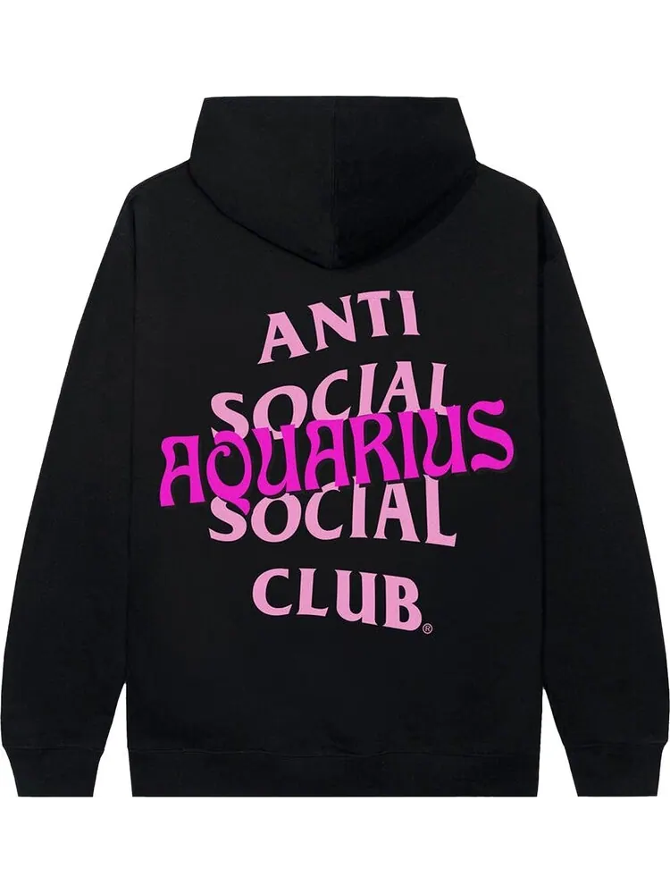 Худи Anti Social Social Club Aquarius Hoodie Black — изображение 2 из 2, черный