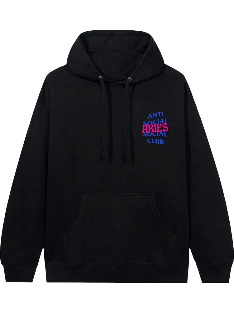 Худи Anti Social Social Club Aries Hoodie 'Black' — изображение 1 из 2, черный