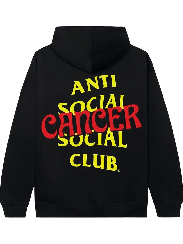 Худи Anti Social Social Club Cancer Hoodie Black — изображение 2 из 2, черный