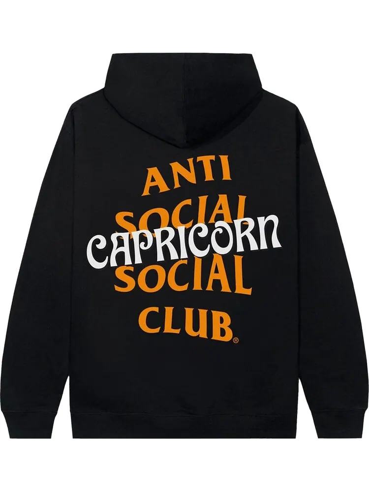Худи Anti Social Social Club Capricorn Hoodie 'Black' — изображение 2 из 2, черный