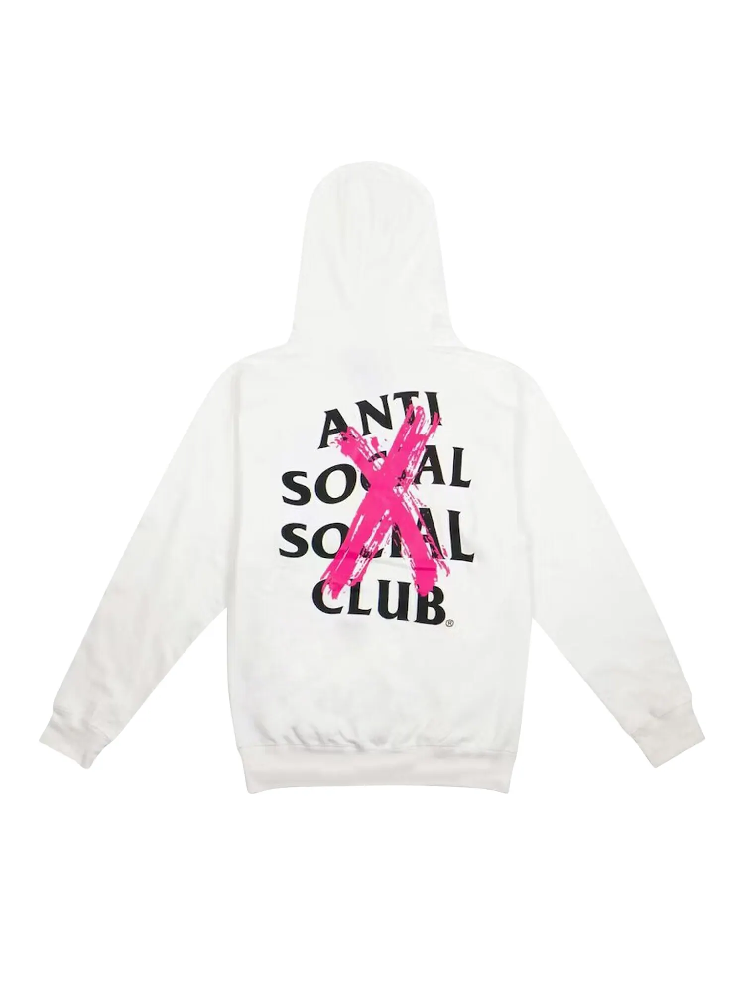 Толстовка с капюшоном Anti Social Social Club Белая отменена — изображение 2 из 2, белый