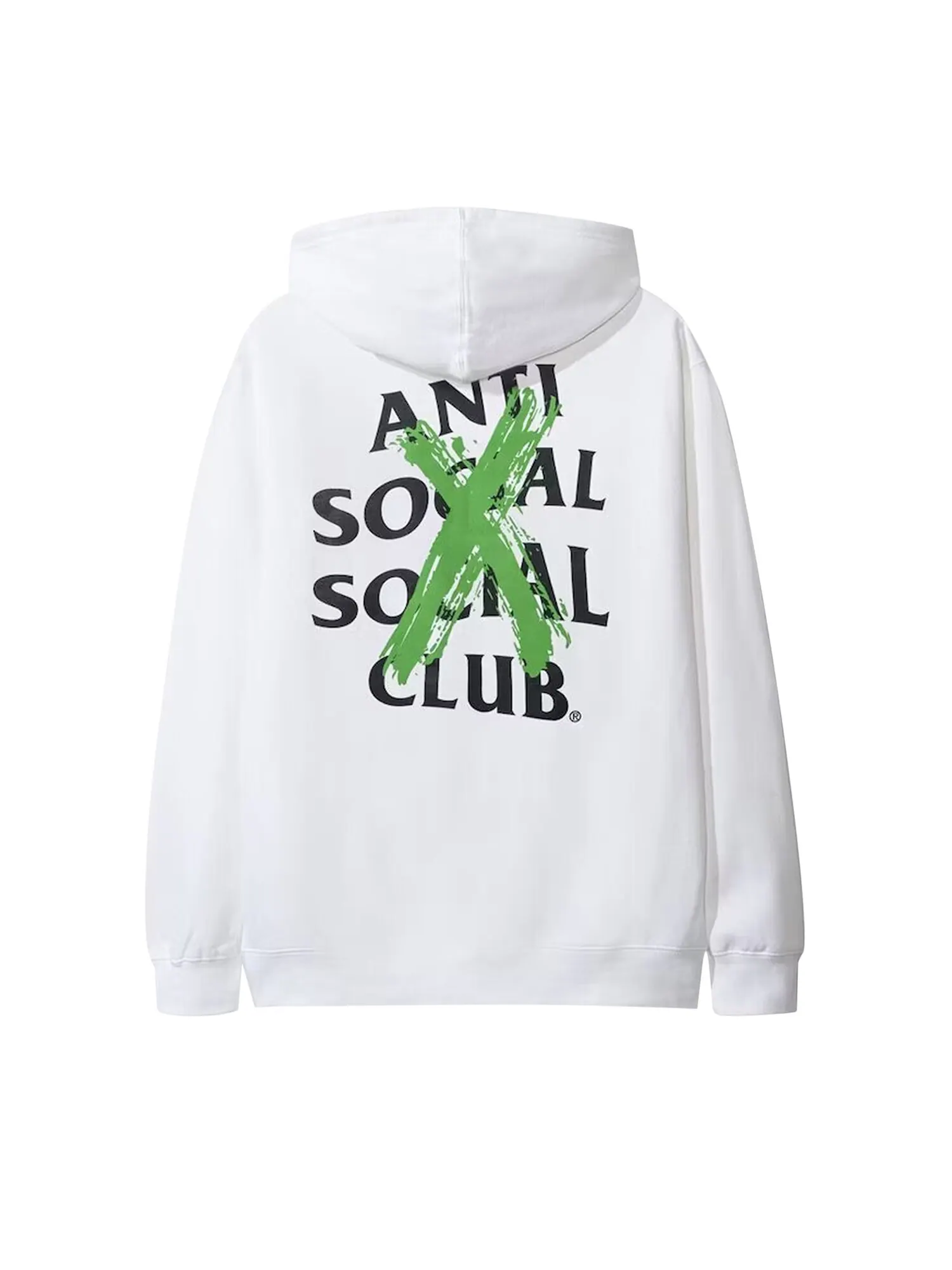 Толстовка Anti Social Social Club Canceled Remix Белая — изображение 2 из 2, белый