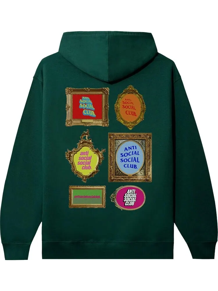Худи Anti Social Social Club Grandmas House Hoodie 'Green' — изображение 2 из 2, зеленый