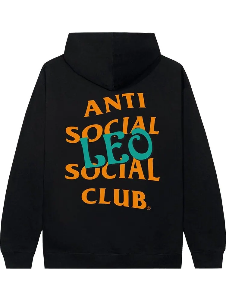Худи Anti Social Social Club Leo Hoodie Black — изображение 2 из 2, черный