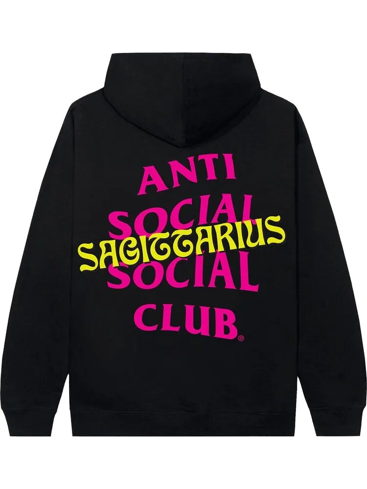 Худи Anti Social Social Club Sag Hoodie 'Black' — изображение 2 из 2, черный