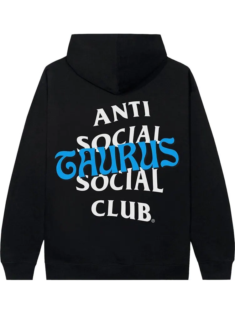 Худи Anti Social Social Club Taurus Hoodie 'Black' — изображение 2 из 2, черный