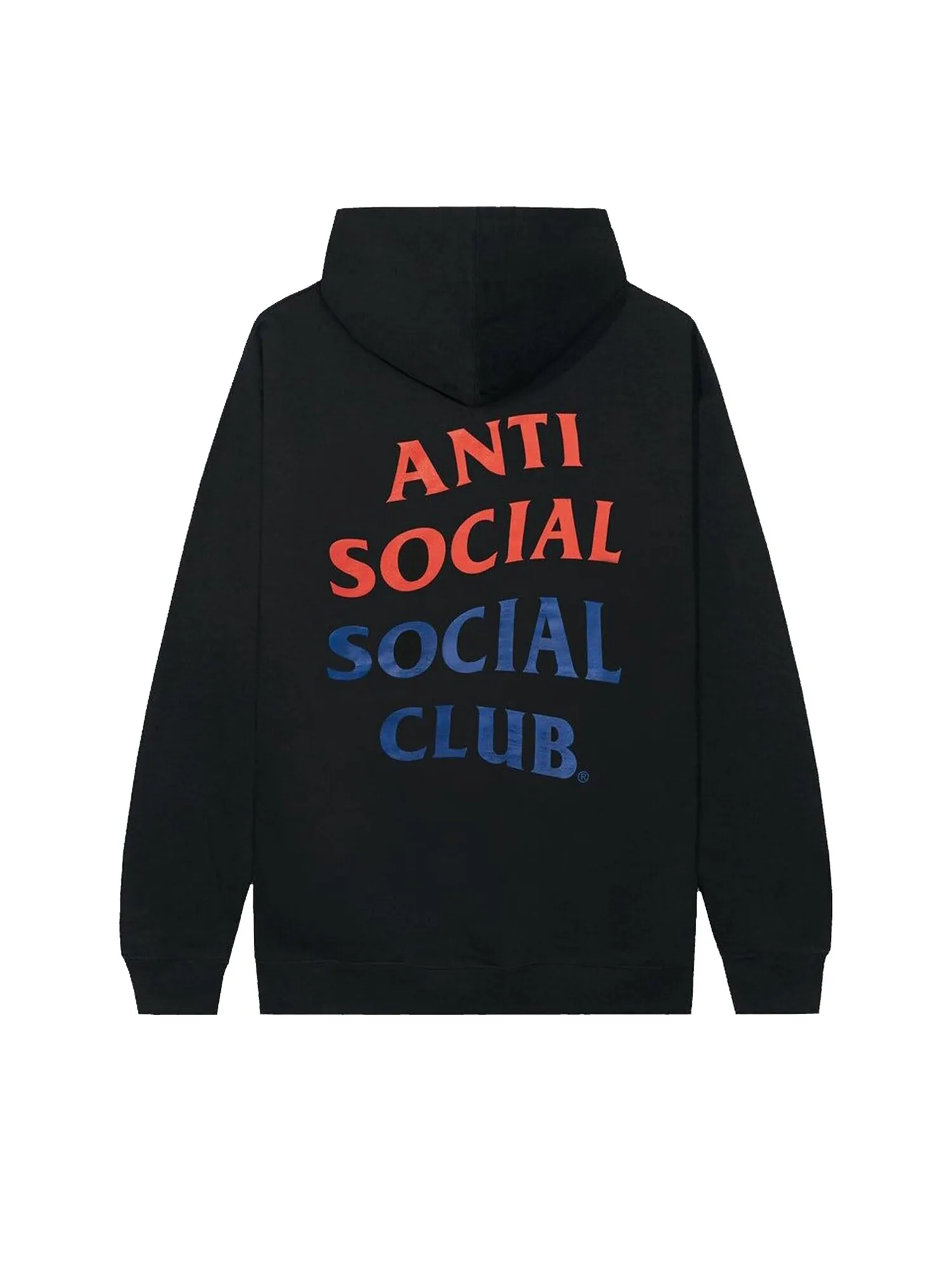Толстовка с флагом Anti Social Social Club x Case Study — изображение 2 из 2, черный