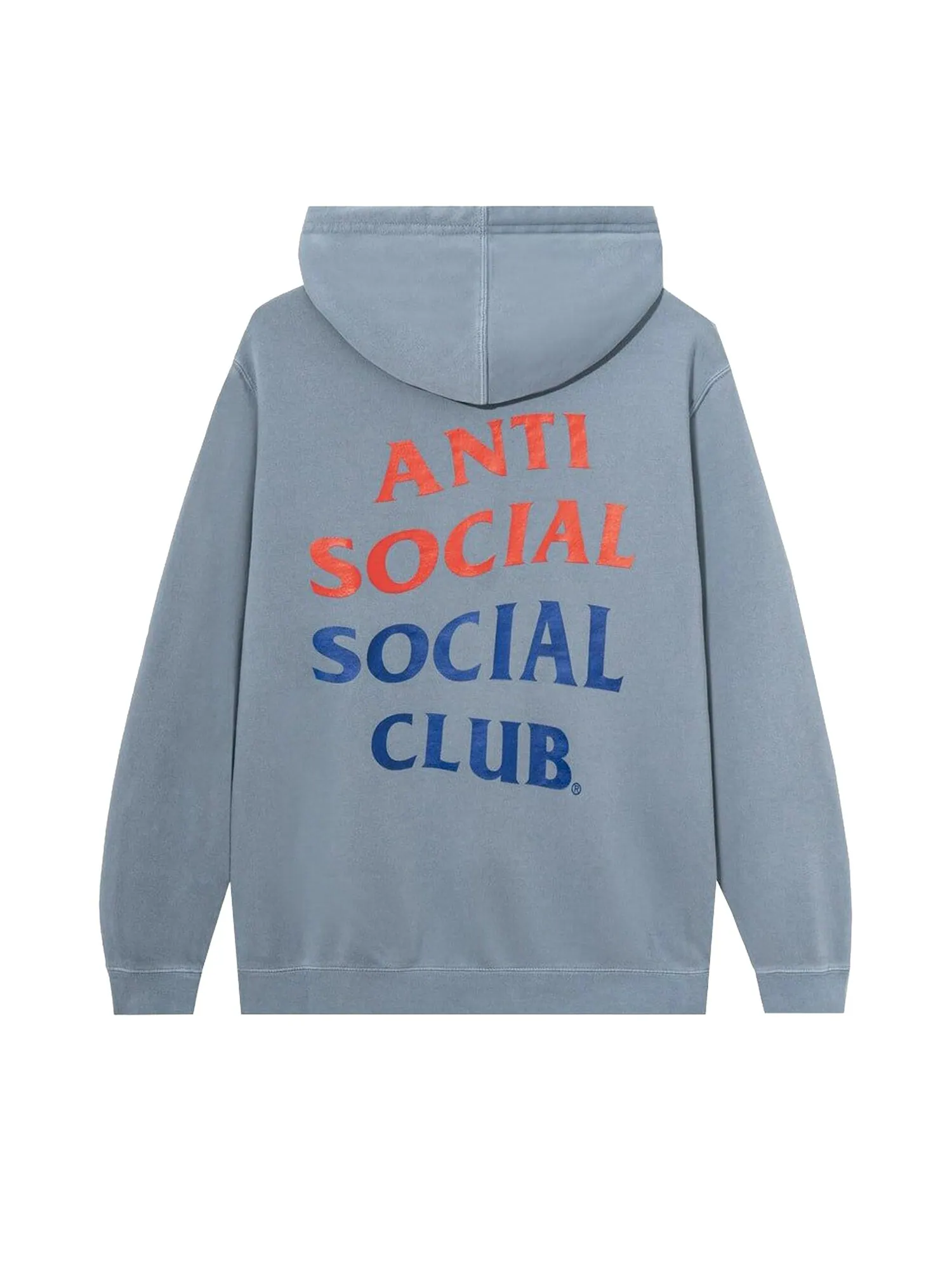 Толстовка с флагом Anti Social Social Club x Case Study Синяя — изображение 2 из 2, синий