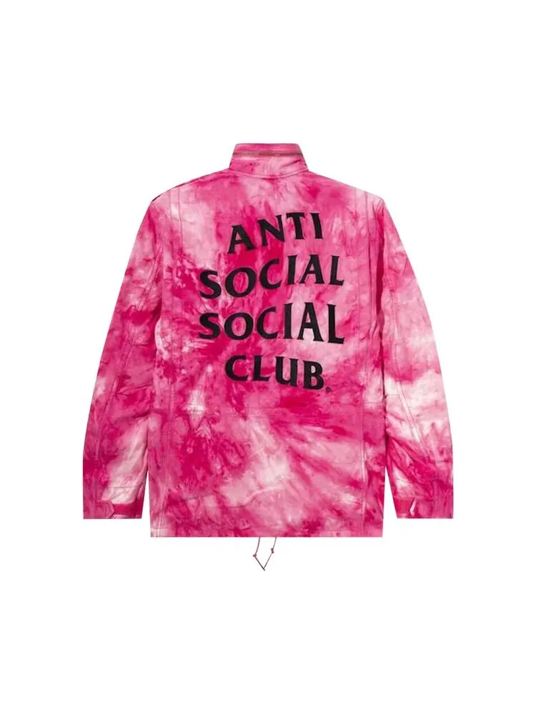 Куртка Anti Social Social Club x Alpha Industries M65 Jacket Tie Dye Pink — изображение 2 из 2, розовый