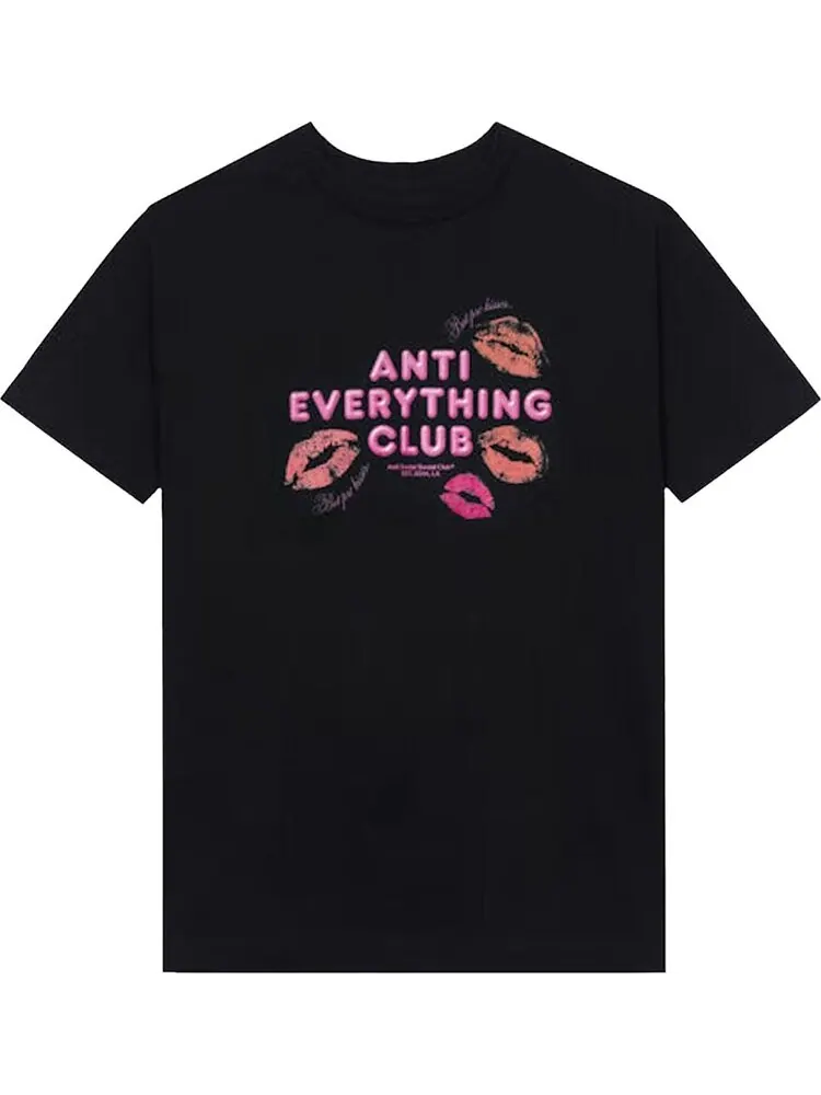 Футболка Anti Social Social Club Anti Everything Club <3 T-Shirt 'Black' — изображение 1 из 2, черный