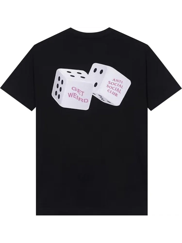 Футболка Anti Social Social Club Best Of Luck Tee 'Black' — изображение 2 из 2, черный