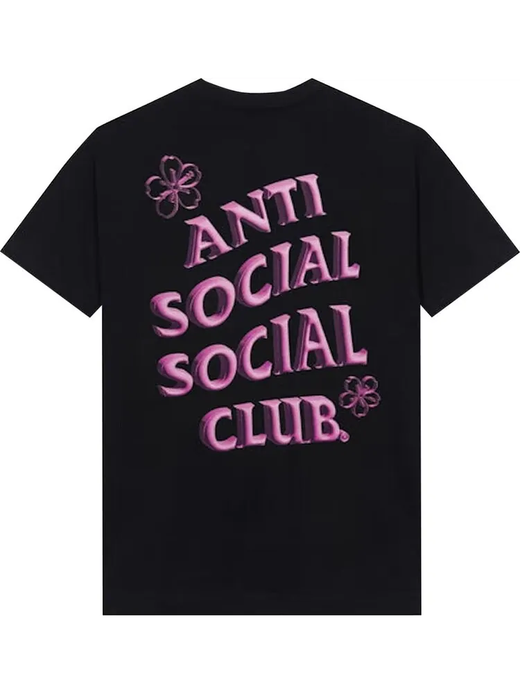 Футболка Anti Social Social Club Coral Crush Tee 'Black' — изображение 2 из 2, черный