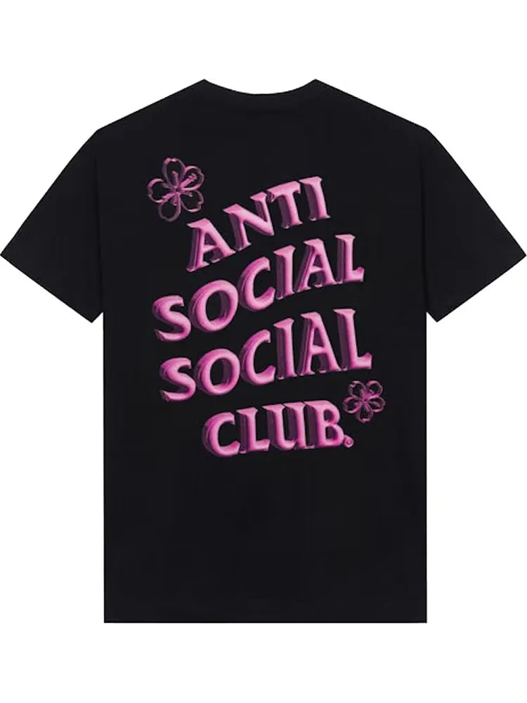 Футболка Anti Social Social Club Coral Crush T-Shirt 'Black' — изображение 2 из 2, черный