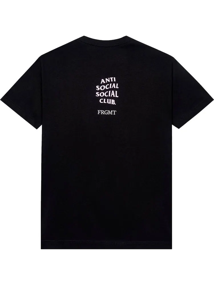 Футболка Anti Social Social Club x Fragment Called Interference Tee 'Black' — изображение 2 из 2, черный
