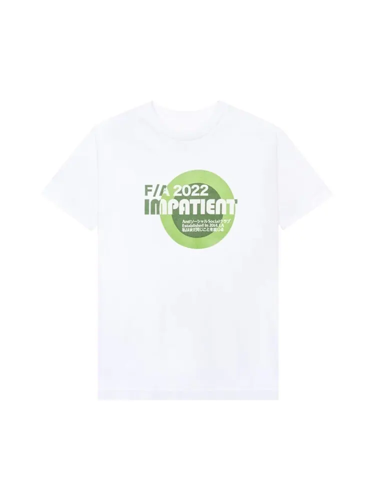 Футболка Anti Social Social Club Impatient Tee 'White' — изображение 1 из 2, белый