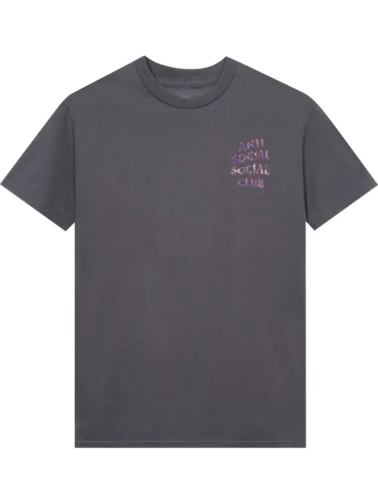 Футболка Anti Social Social Club Layer Lock Dark Tee 'Grey' — изображение 1 из 2, серый