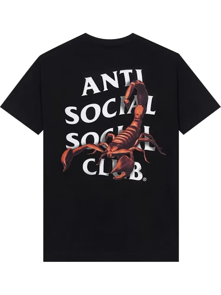 Футболка Anti Social Social Club Moodsting Tee 'Black' — изображение 2 из 2, черный