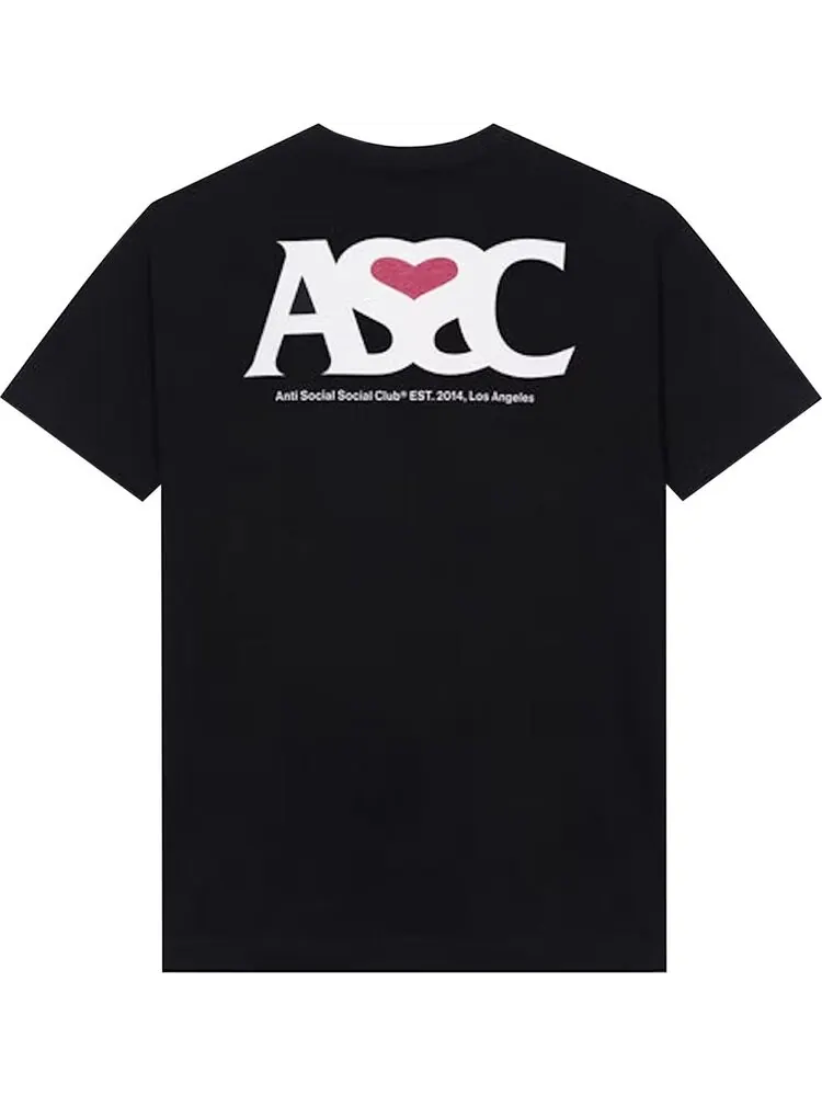 Футболка Anti Social Social Club Negative Space Tee 'Black' — изображение 2 из 2, черный