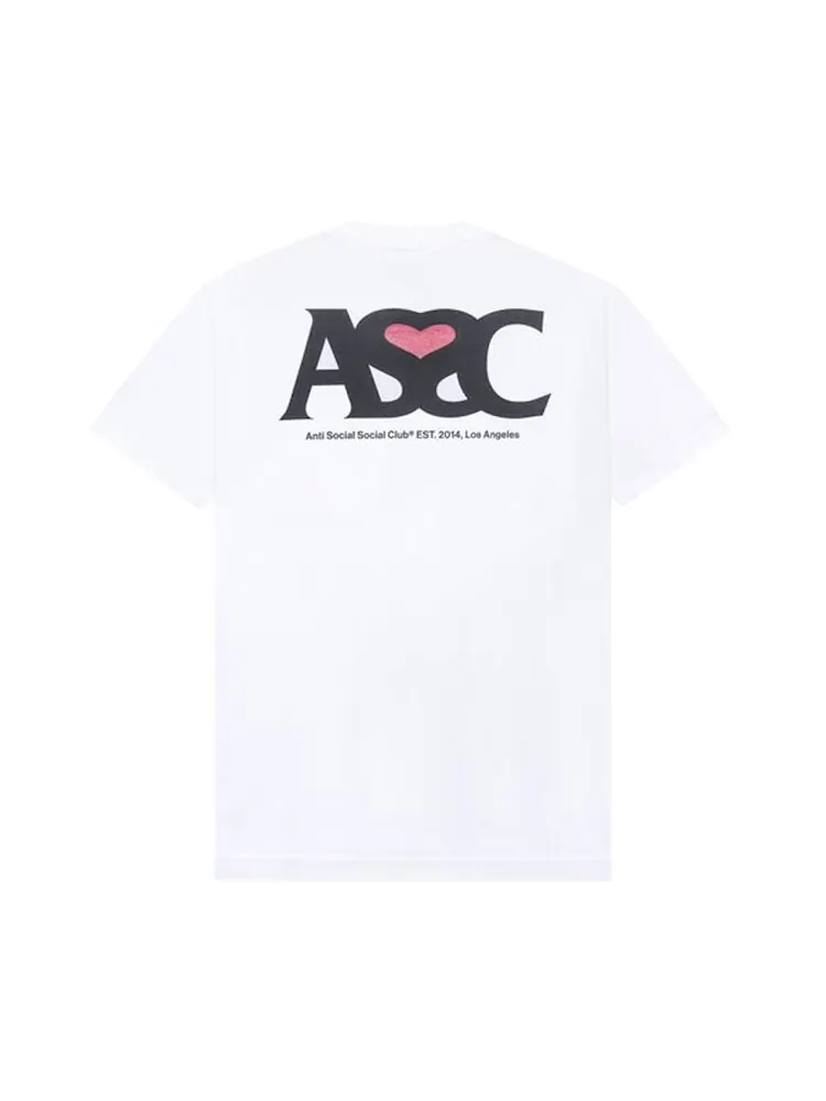Футболка Anti Social Social Club Negative Space Tee 'White' — изображение 2 из 2, белый